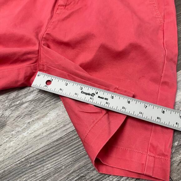 Vineyard Vines Coral Pink Boys L Jetty Stretch Whale Logo Beach Coastal‎ Shorts - Picture 7 of 12